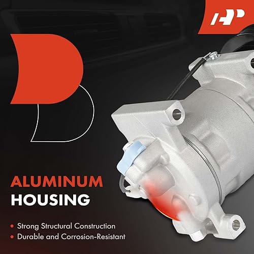 Miniatura 6 de A-Premium Compresor de aire acondicionado con embrague compatible con Mazda Protege 2.0L 2001-2003, Protege5 2.0L 2002-2003, con polea de 5 ranuras