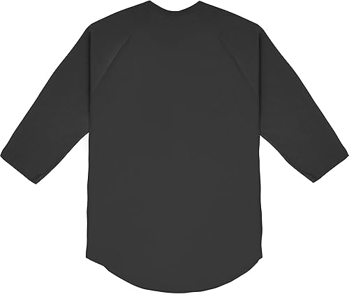 Vista 3 de Hat and Beyond Camiseta clásica de béisbol raglán de manga 34 para hombre, camiseta básica activa