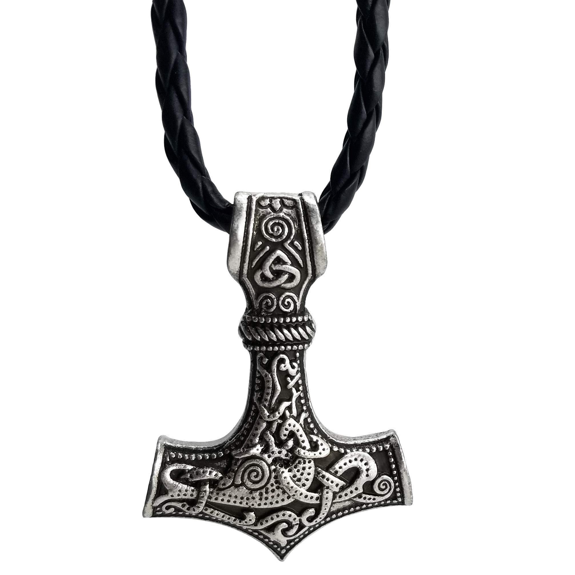 ApopoZed ShadoWw Viking Thor's Hammer Pendant Mens Classic Necklace