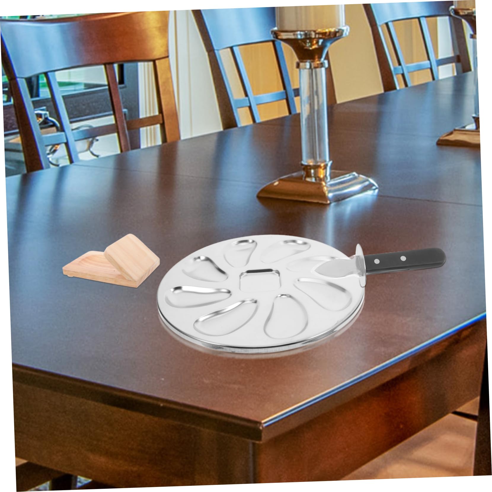 Cabilock 10piezas Herramientas para Abrir Ostras De Acero Inoxidable Incluye Pinza para Ostras Bandeja para Servir y Herramientas para Mariscos para Eventos Casa o Cena De Mariscos
