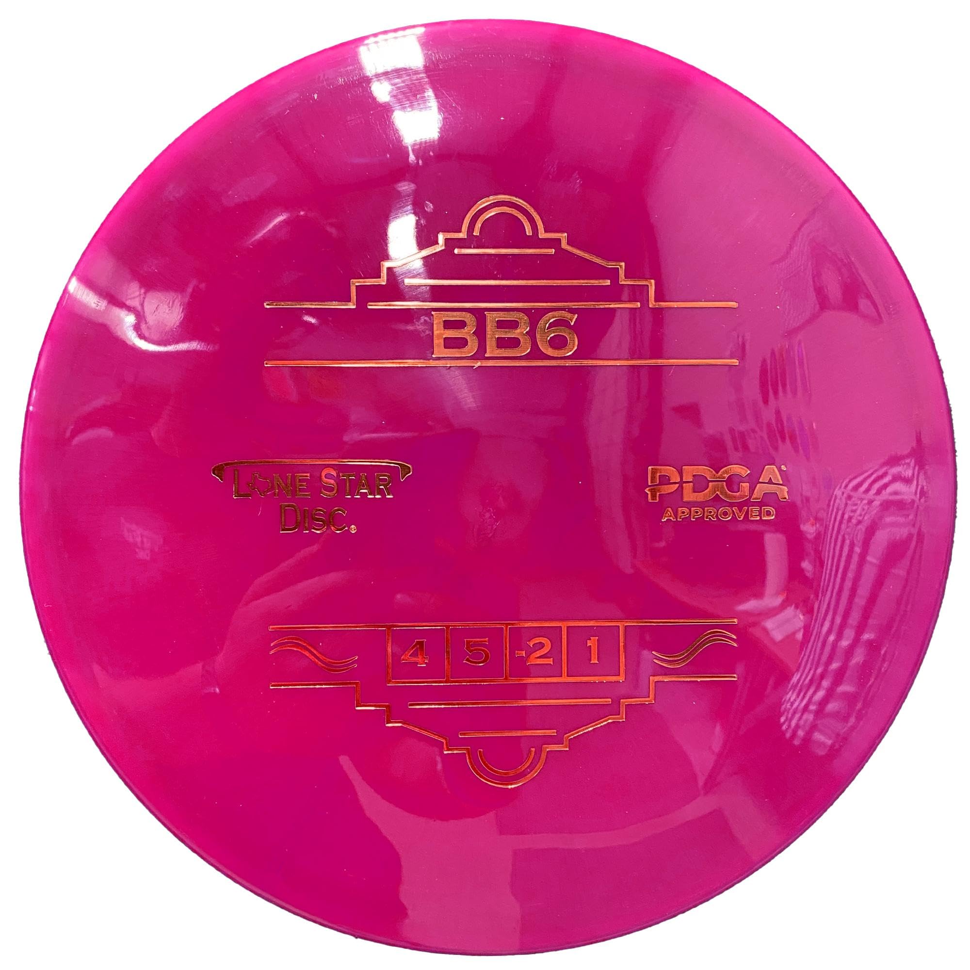 Lone Star Disc Bravo BB6 | Slightly Understable Disc Golf Midrange | 160-169g | Durable & Smooth Premium Plastic | Good for Long Turnover Lines | Colors May Vary