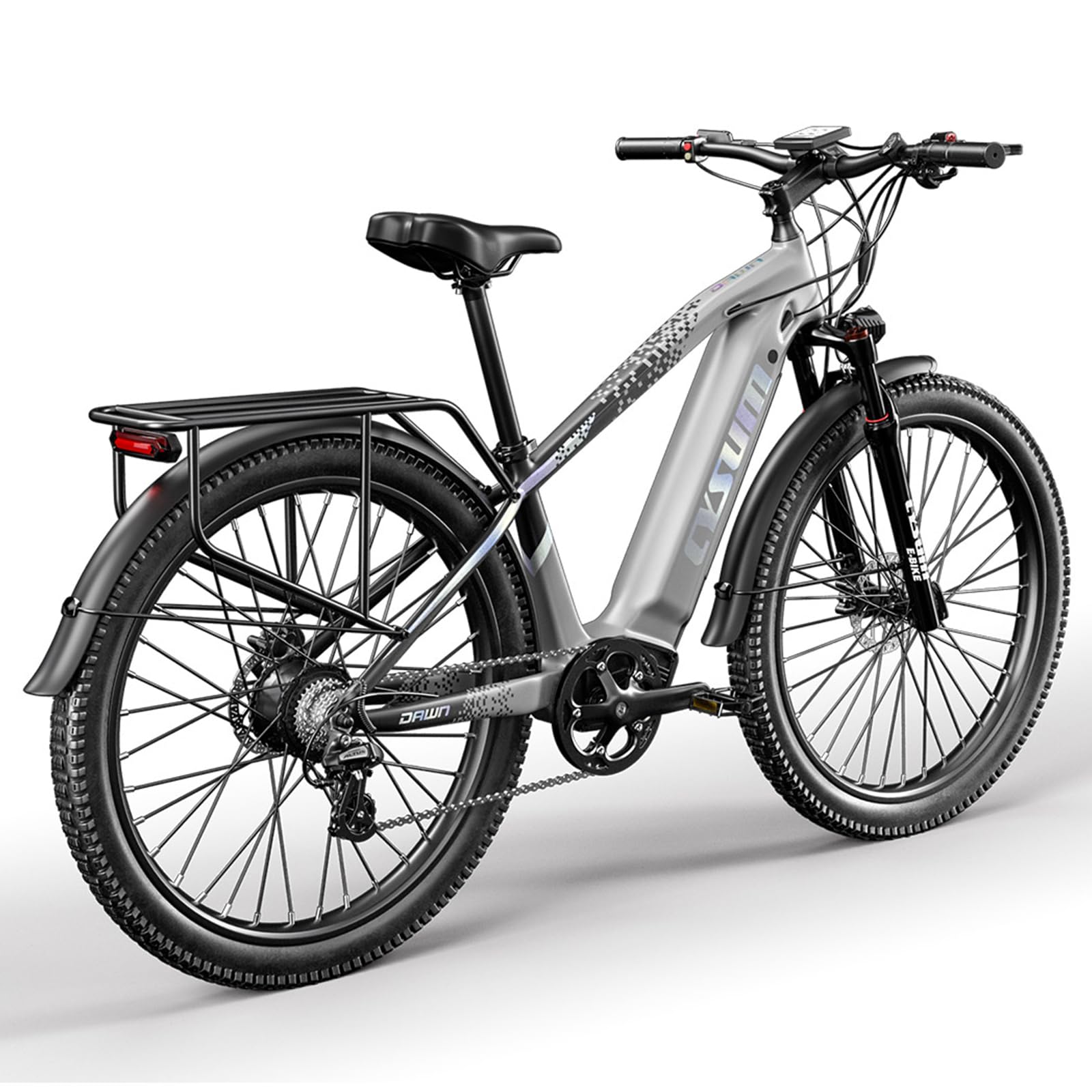 cysum Bici Elettrica MTB, 27.5 Pollici Bicicletta Elettrica Montagna  Adulti, Mountain Bike Elettrica Fuoristrada, Pedalata Assistita Ebike,  li-batteria 48V 14Ah Gamma 75-85 Km, Freno Disco Idraulico : Amazon.it:  Sport e tempo libero