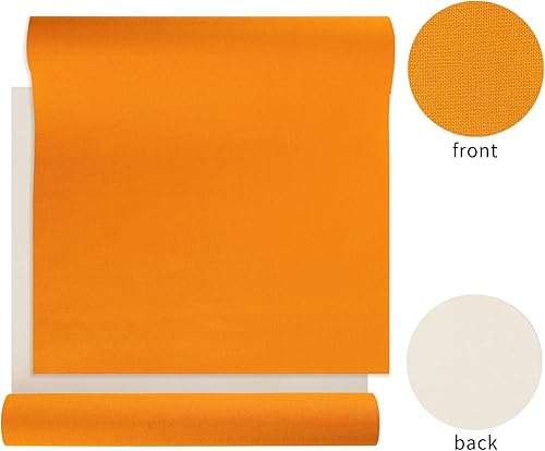 Miniatura 79 de Wooqu Paño de libro, superficie de tela y respaldo de papel, fácil de usar, fuerte, 17 x 29 pulgadas, para encuadernación de libros, marfil