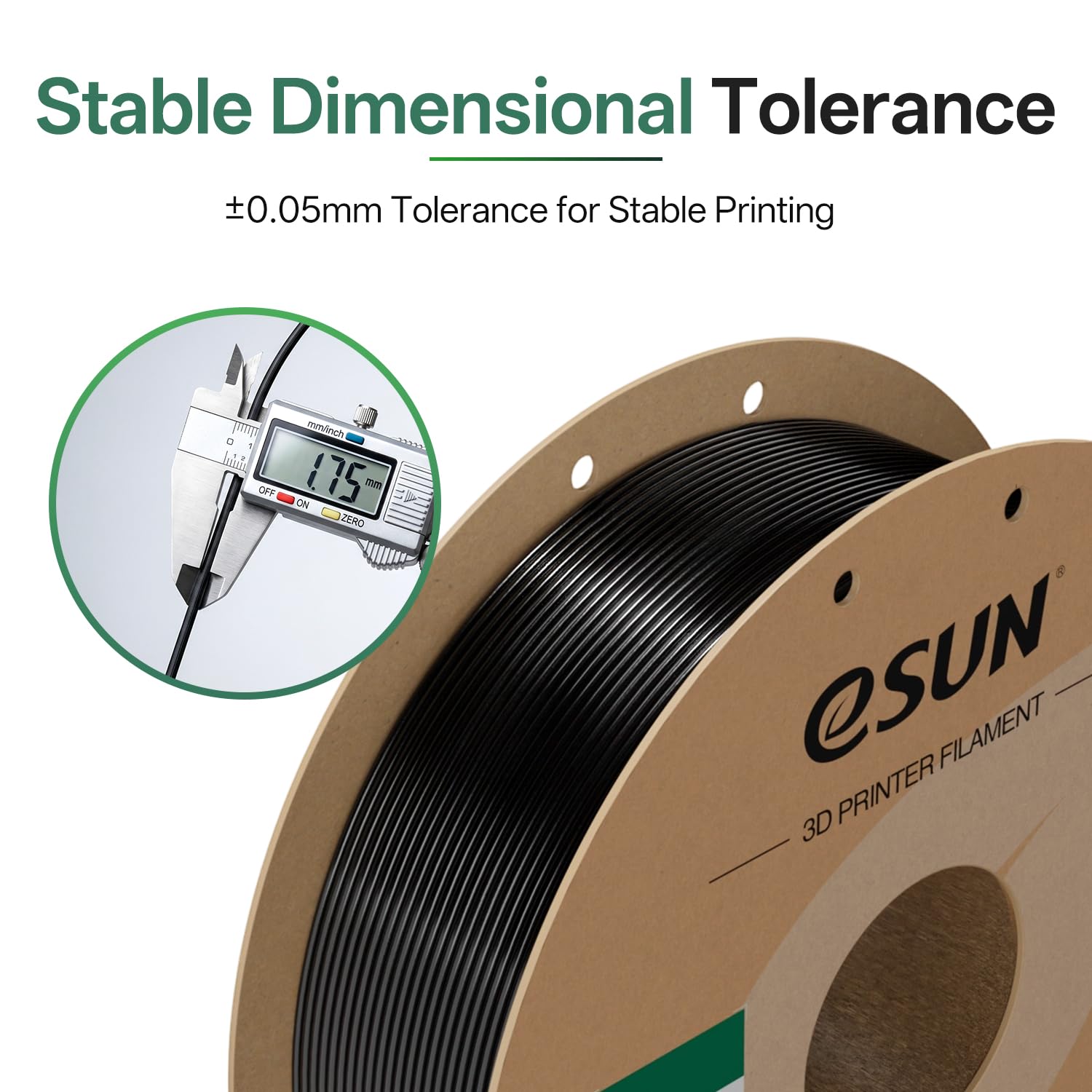 eSUN PETG and TPU-95A Filament 1.75mm Bundle, 1KG per Spool, 4 Spools for 3D Printers, PETG Black+White+Red&TPU-95A Clear
