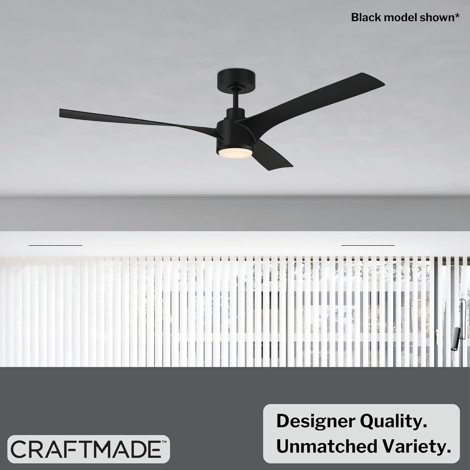 Craftmade PHB52LK-W-LED Phoebe LED Light Kit for PHB52W3 52 Inch Ceiling Fan | Integrated LED Lighting with 1414 Lumens | 3000K Color Temperature | White Finish