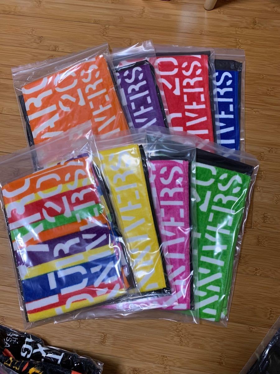 ☆AAA 10th マフラータオルセット☆ AAA マフラータオル 青 ☆AAA 10th