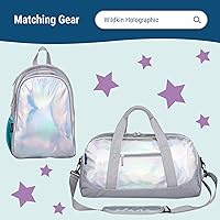 Vista 7 de Wildkin Lonchera para niños con aislamiento – Durable y reutilizable para la escuela y los viajes - Holográfica