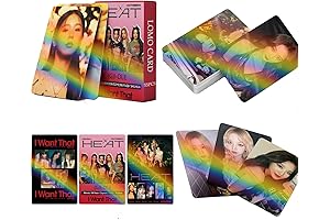 (G)I-DLE Heat Album Card Set: 55 Laser Lomo Cards for Fans and Decor
