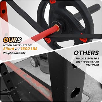Multi-Functional Power Cage with LAT Pulldown System, 1600LBS Home Gym Power Rack with 20 Attachments for Full-Body Workout