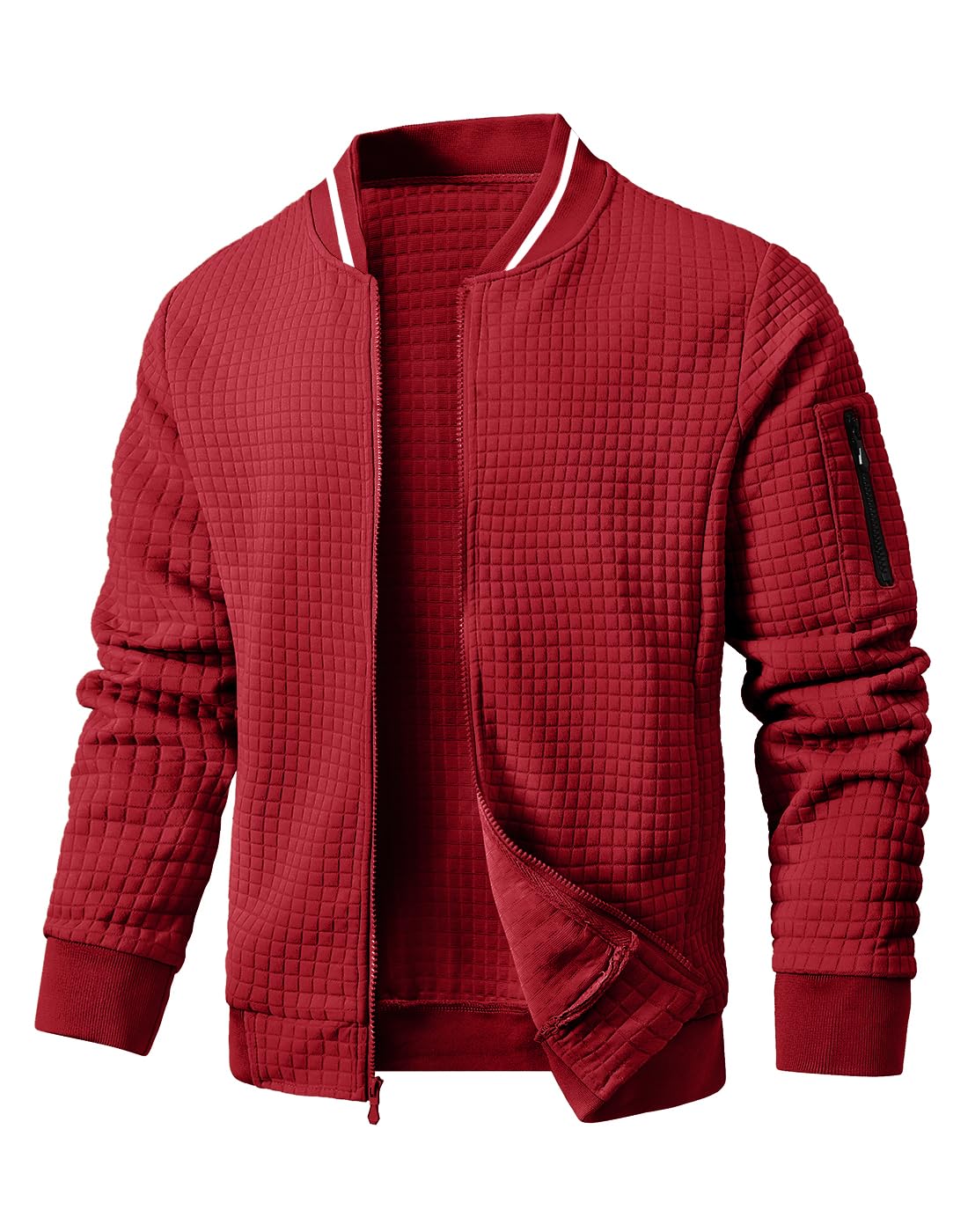 Wizoat Mens Casual Jacket Lightweight Jacket Varsity Coat