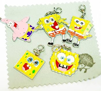 スポンジボブストラップ Amazon.co.jp: キーホルダー スポンジ・ボブ ストラップ アクセ