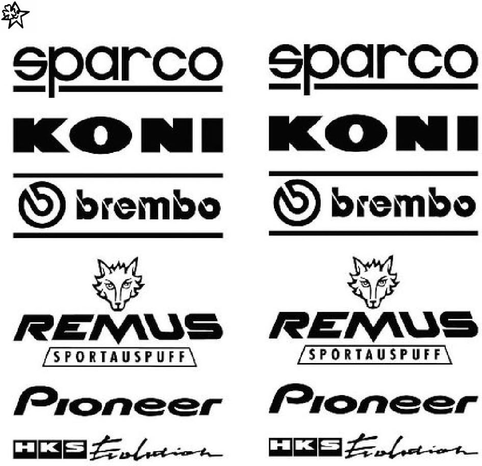 myrockshirt Car-Door-Stack-Sponsor-Logo-Aufklebers-Graphics-Aufklebers ...