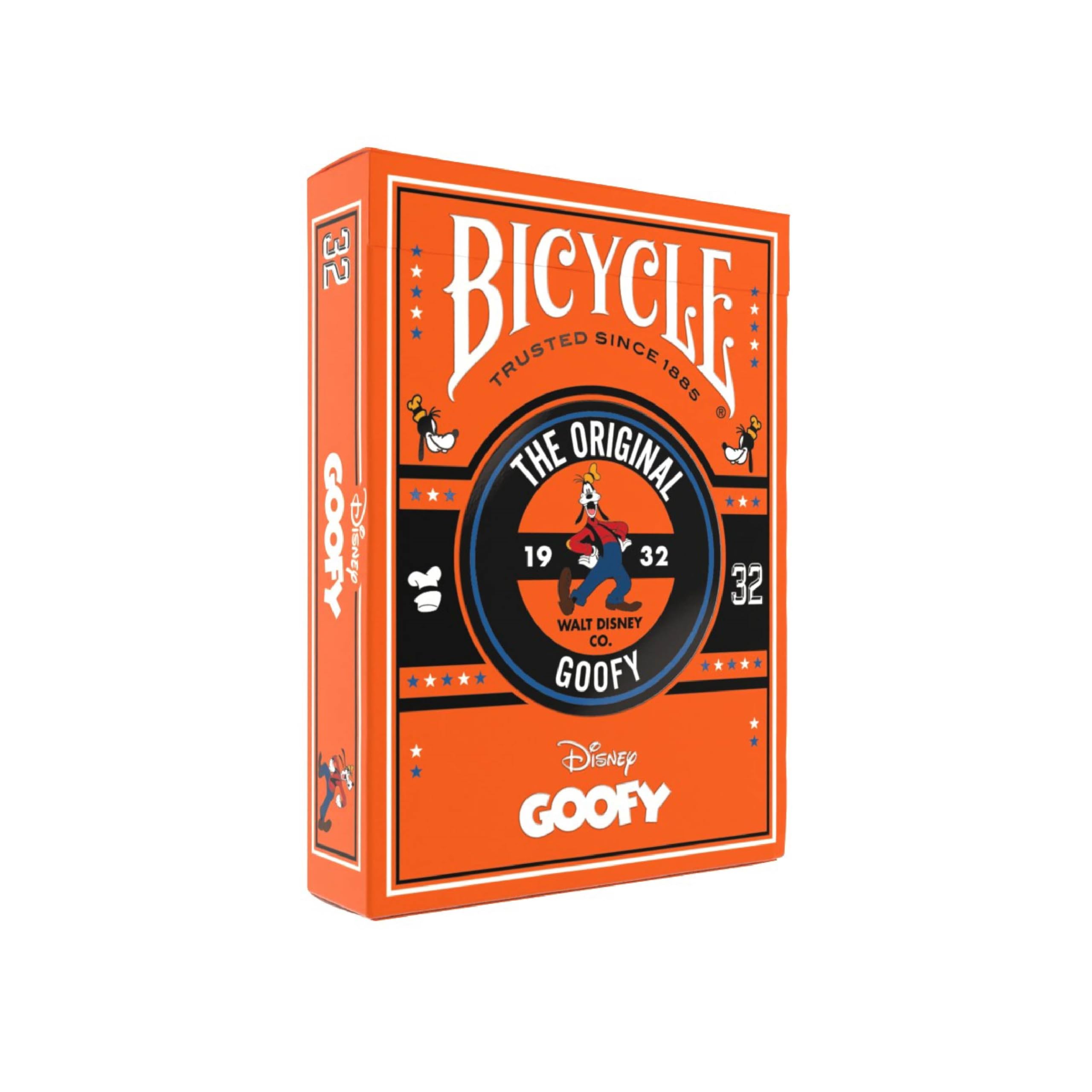 Bicycle Disney Goofy Deck of Cards for Collectors and Fans Inspired by the Famous Dog Character, White