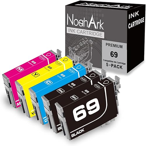 Miniatura 8 de 10 paquetes de cartuchos de tinta remanufacturados T069 de repuesto para Epson 69 de alto rendimiento para Stylus C120 CX5000 CX6000 CX8400 CX9400