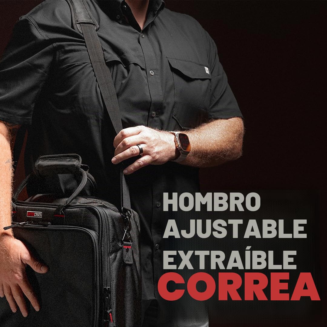 Gator Cases Bolsa Acolchada de Nylon para Mezclador/Equipo con Correa removible; 15.5" x 15" x 5.5" (G-MIXERBAG-1515)