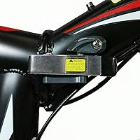 Vista 7 de Xspec Bicicleta de montaña plegable de 26 pulgadas y 21 velocidades para adultos