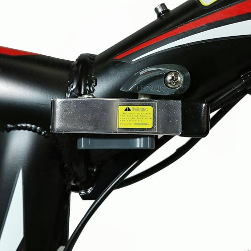 Miniatura 7 de Xspec Bicicleta de montaña plegable de 26 pulgadas y 21 velocidades para adultos