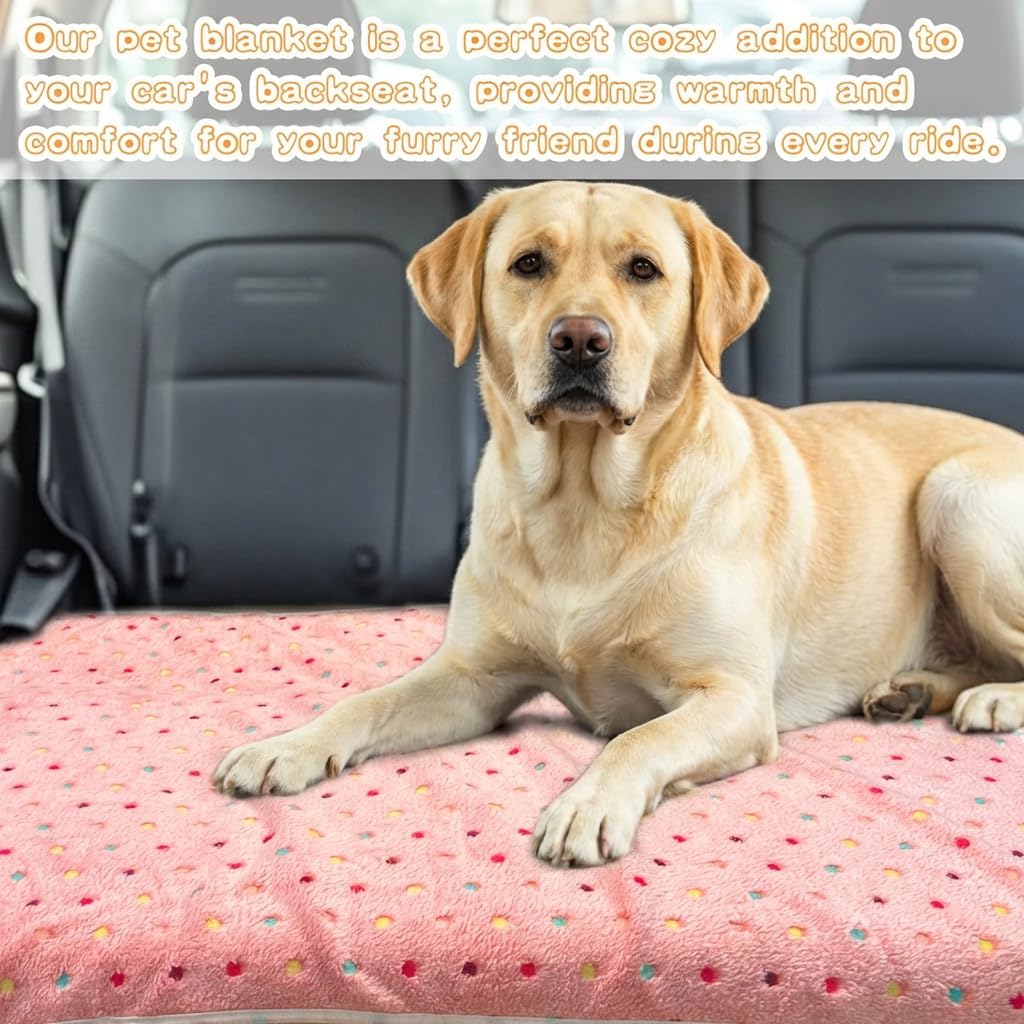 Dog Blankets for Medium Large Dogs Washable, 3 Pack Pet Blanket Washable 60" x 50", Fuzzy Soft Puppy Blanket Throw Cover for Kennel Crate Bed, Blanket for Dogs, Pet Blankets for Dog