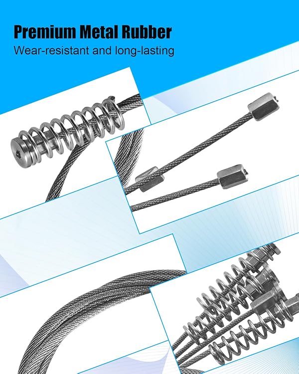 Rear Quarter Window Regulator Repair Kit Rear Left or Right Fit for Ford Mustang MK5 S197 Base GT Shelby GT500 Bullitt 2-Door Convertible Coupe 2005-2014 Replace BWR5238 by WQNUGX - Image 2