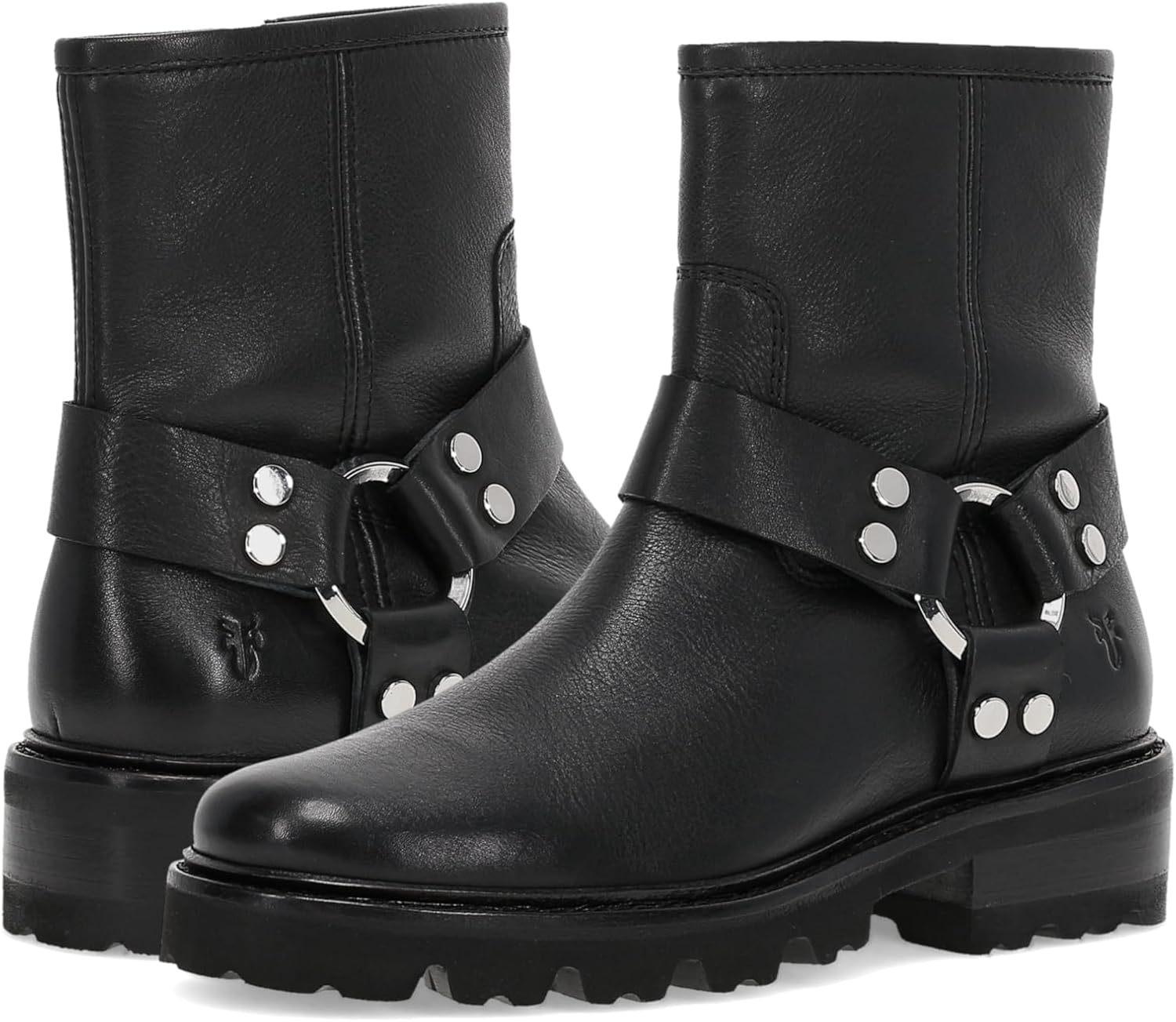 Frye Olivia Harness Short Boots for Women - Soft Leather & Suede, Chunky Heel, EVA Outsole, Versatile Colors