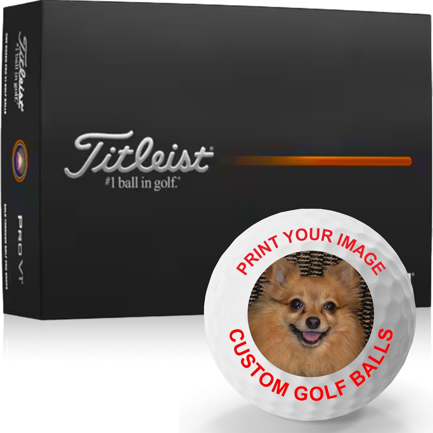 – Custom Golf Balls Made with Pro V1 – Your Logo, Photo, or Text, 12-Pack – Ideal for Corporate Gifts, Promotional Events, or Personalized Golf Accessories
