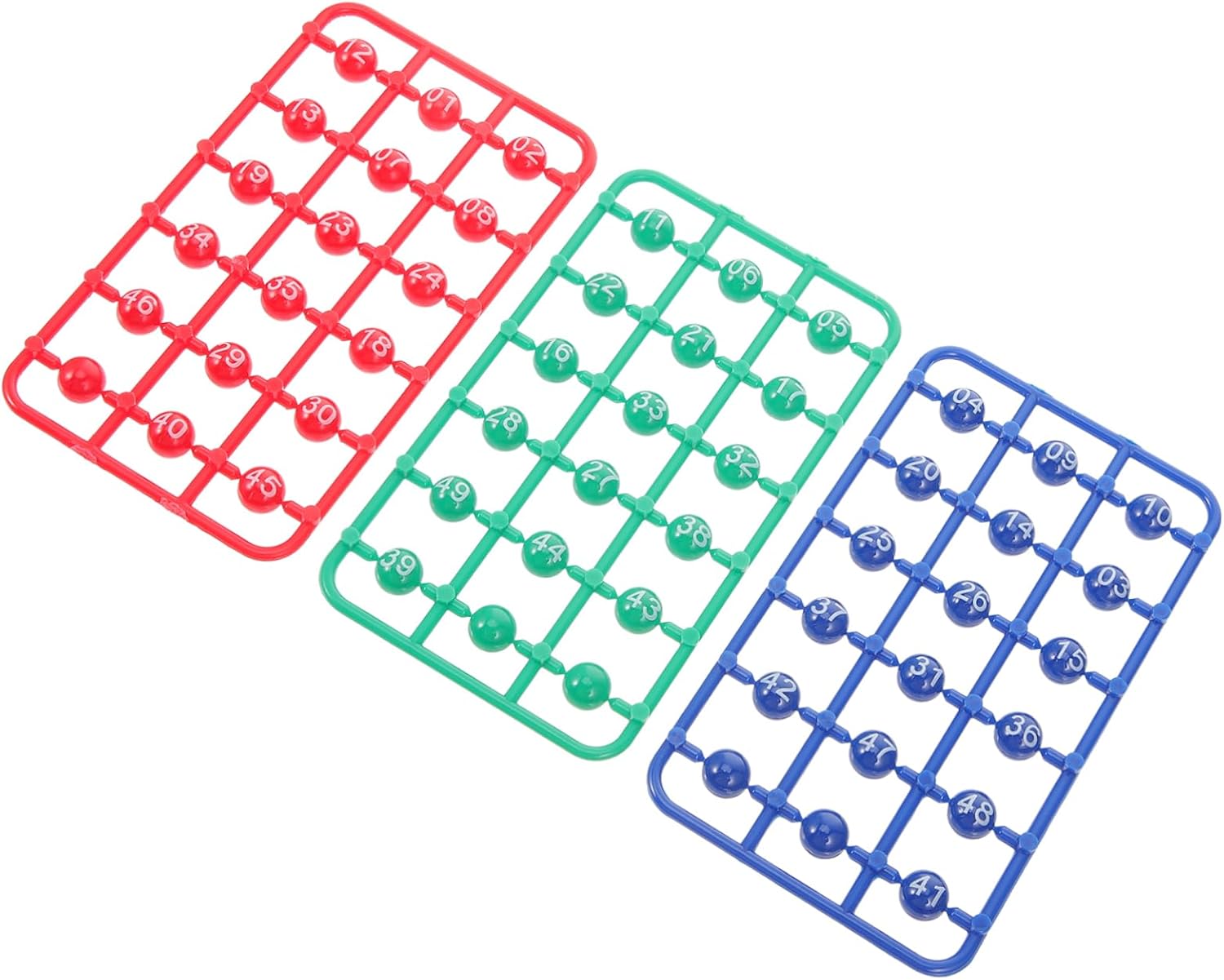 49pcs Seamless Raffle Game Bingo for Party Fun and Portable Game Props for Raffles and and Design