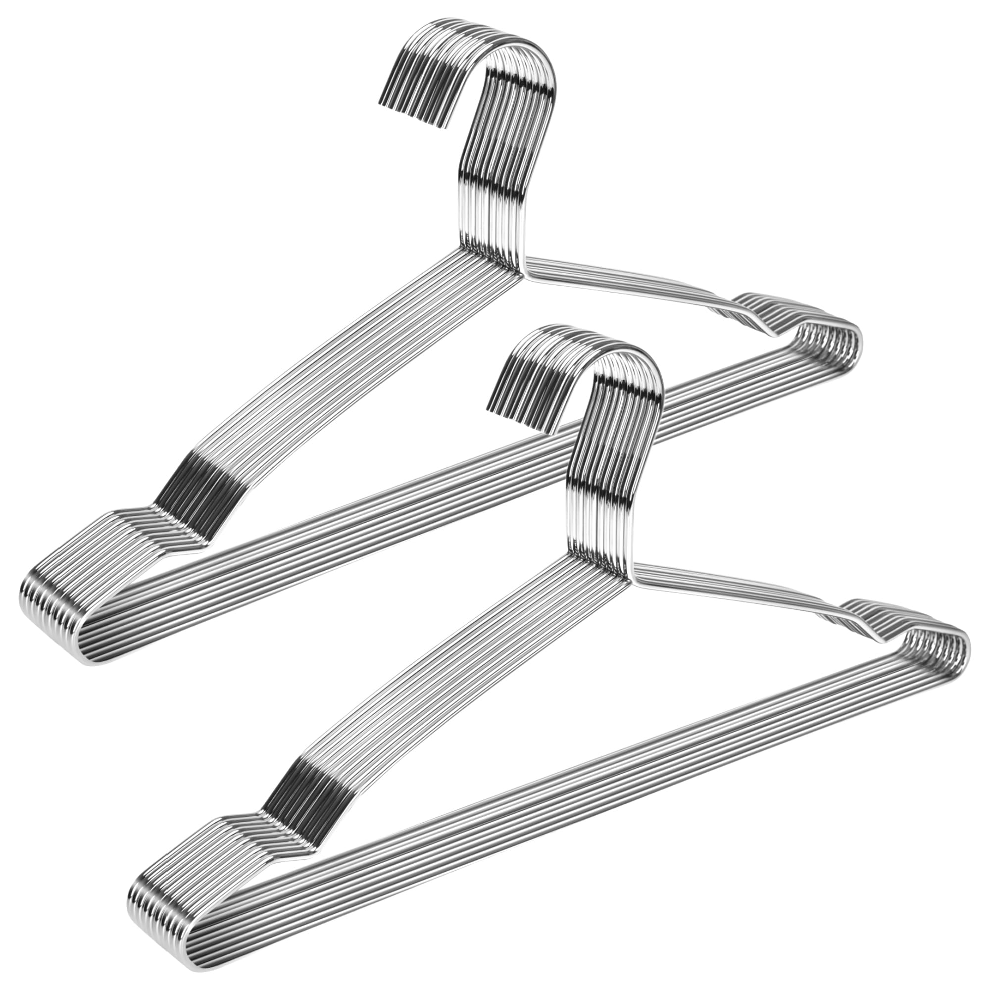 EssenFlolis 20 Pack Heavy Duty Metal Coat Hangers, Clothes Hangers