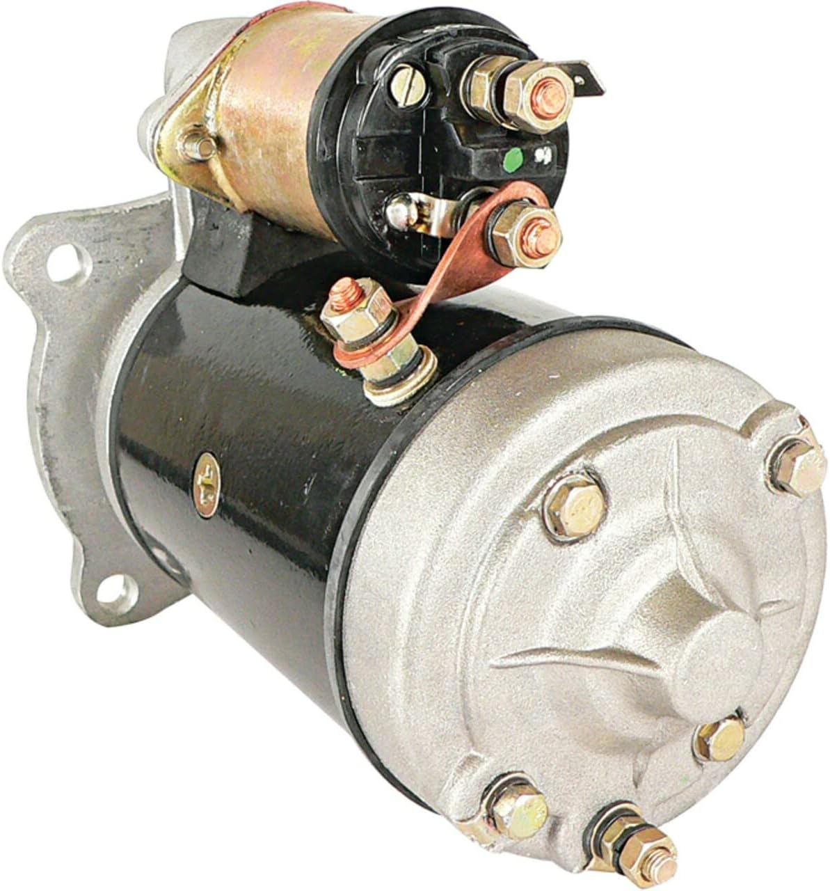 Starter Compatible with Lucas M45G, 2M113 JC Bamford, Massey Ferguson, Perkins 26154, 26154H, 26200, 26220, 26220A, 26264, 26264A, 26264F, 26264H, 26264K, 1680065M2, 1680065M3