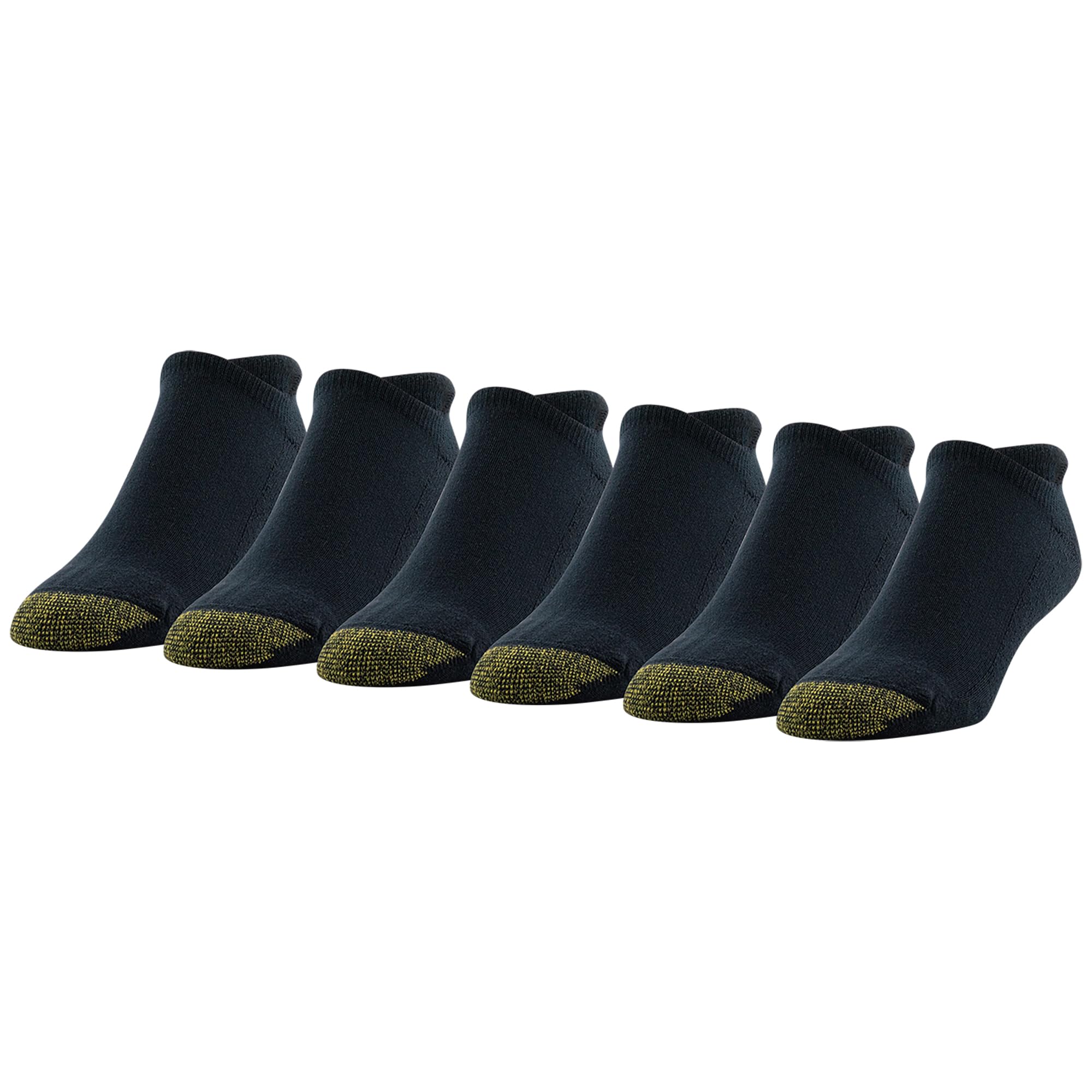 Men's 656ht Cotton No Show Heel Tab Athletic Socks, 6-Pairs-image-20