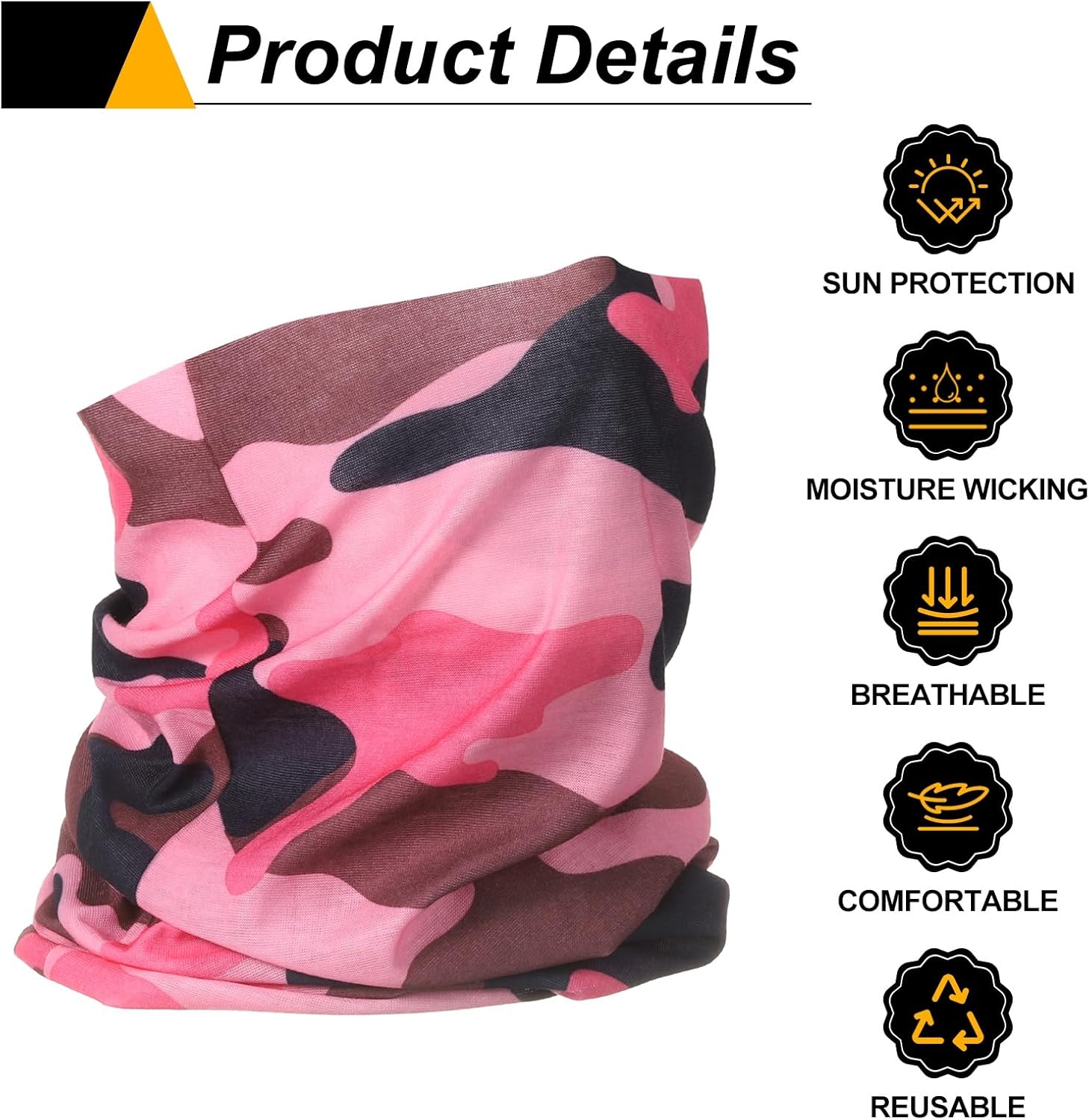 HARFINGTON Summer Cooling Neck Gaiters Sun Protection Face Mask Fishing Neck Gaiter Sunscreen Breathable - Image 4