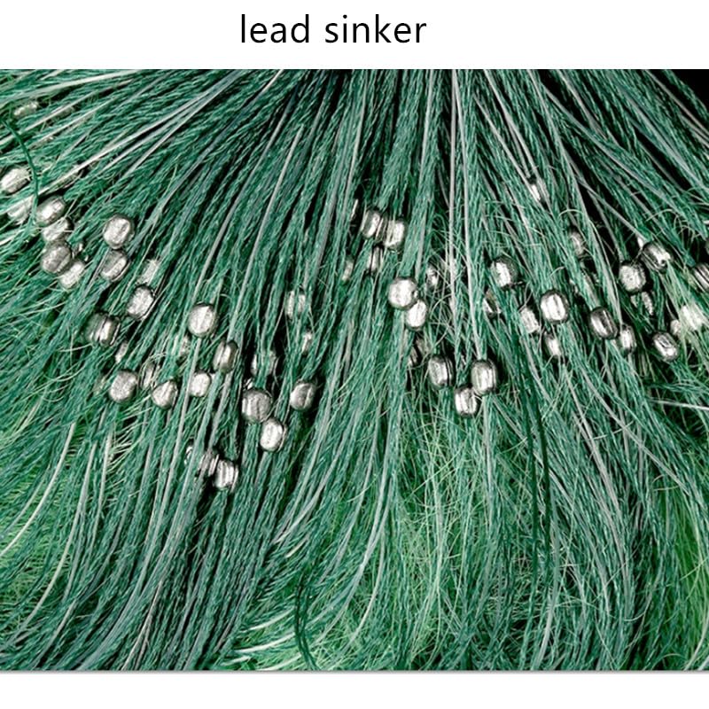 Redes de Pesca Profundidad de 1.5m Red de Pesca Legnth 22m Network de Pesca 3 Capas Monofilament Nylon Nets 20 mm-70 mm Herramienta de Pescado al Aire Libre Red De Flotador(Mesh 30mmx30mm)