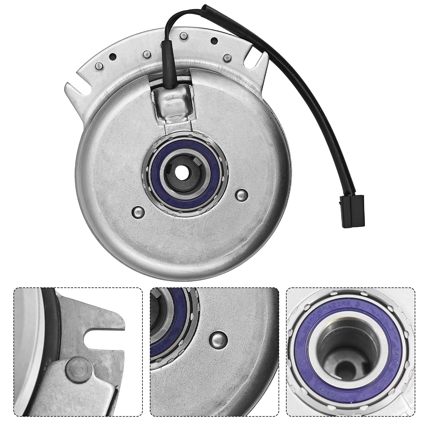Embrague eléctrico PTO compatible con Ferris, se adapta a Snapper, se adapta a cortacésped Simplicity de 121.9 cm, 132.1 cm, 154.9 cm, repuesto # 5105090YP, 5105090