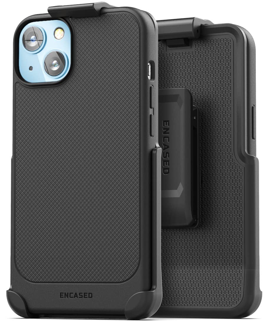 ENCASED Custodia Sottile Thin Armor Per IPhone 14 Plus Con Pellicola Inclusa - Nero Opaco