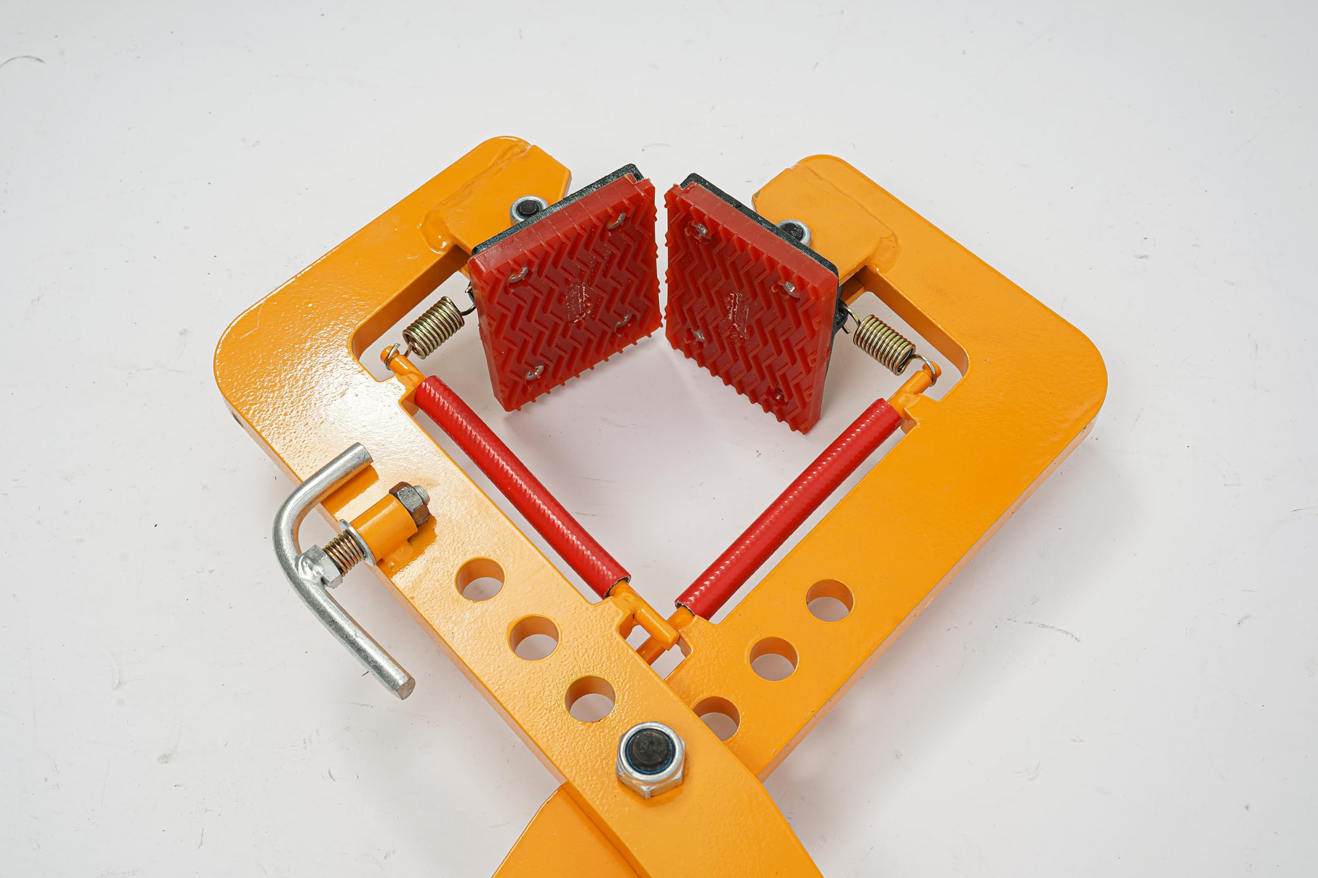 325 kg Steinheber Verstellbar, Hebeklemme, Universal Hebekrallen Verstellbare Öffnung 12-36cm Kettenklemme,Brettsteinhalterung zum Heben und Transportieren (Gelb,325kg,12-36cm)