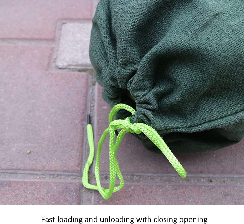 Flood Bags for Sand with Drawstring Canvas W/UV Protection for Flood Control 7030CM Army Green (Sand Not Included) (Size : Pack 2) ()
