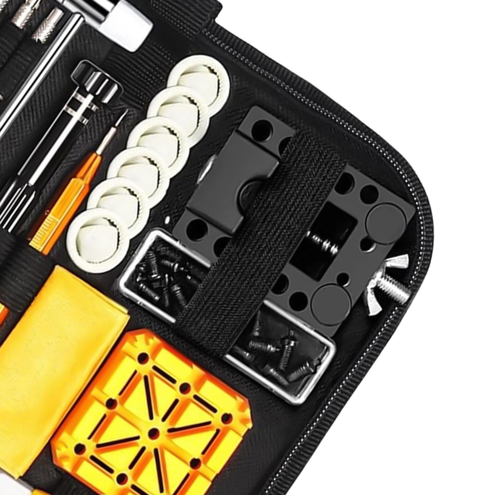 Attrezzi Riparazione Orologi Kit di Manutenzione Manuale di Precisione con | Strumento Rimozione del Fondello per Casa e Viaggio, Sostituzione Batteria, Regolazione e Smontaggio