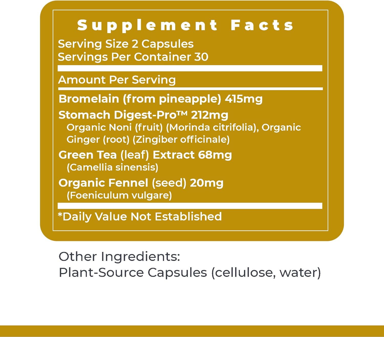 Premier Research Labs GastroVen - Digestive Enzymes for Women & Men, Digestive Health Supplement, Supports Healthy Gut Microbiome w/Bromelain, Ginger - 60 Capsules - Image 6