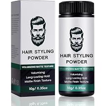 Hair Styling Texturizing Powder, Hair Texture Powder for Men and Women, Hair Styling Powder, Hair Volume Powder, Natural Matte Finish, Long-lasting Hold, No Grease, Hair Powder for All Hair Types, 10g