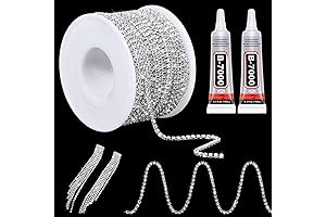 10 Yards Rhinestone Chain - Elevate Your Crafts with Shimmering Elegance