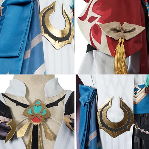 Miniatura 7 de Weixu Men Cape Uniform Cosplay Costume Outfit Halloween Carnival Suit