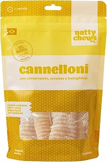 Mordedor Cannelloni Natty Chews Traqueia Bovina Desidratada Para Cães - 2 Unidades
