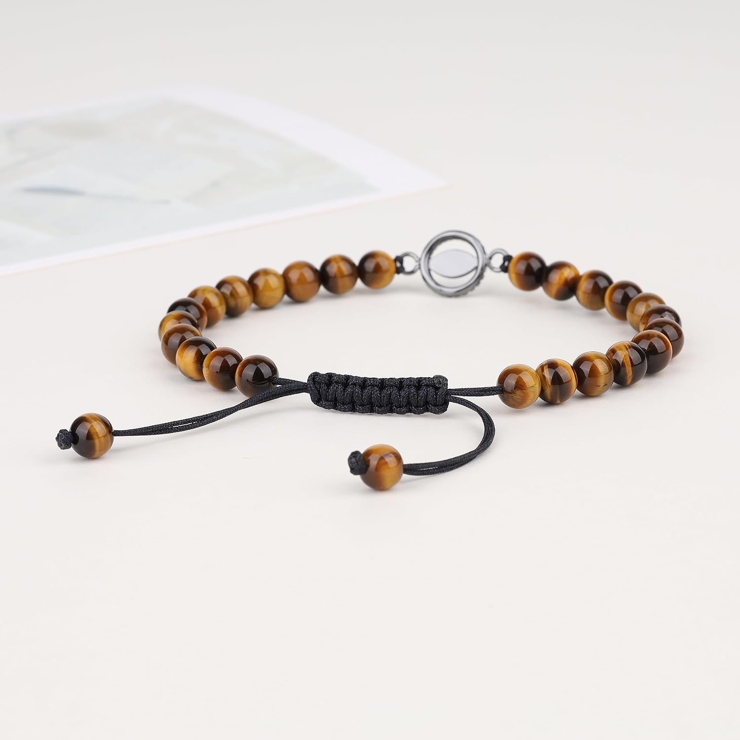 COAI Stone Beaded Bracelet Evil Eye Bracelet for Men Women