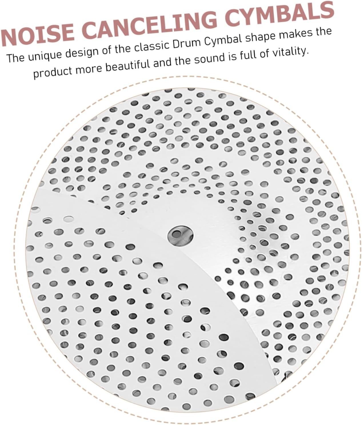 ibasenice 3pcs Low Volume Cymbal Pack Mute Alloy Drum Cymbals Lightweight Design Easy to Install for Beginners and Drummers for Practice and Quiet Sessions