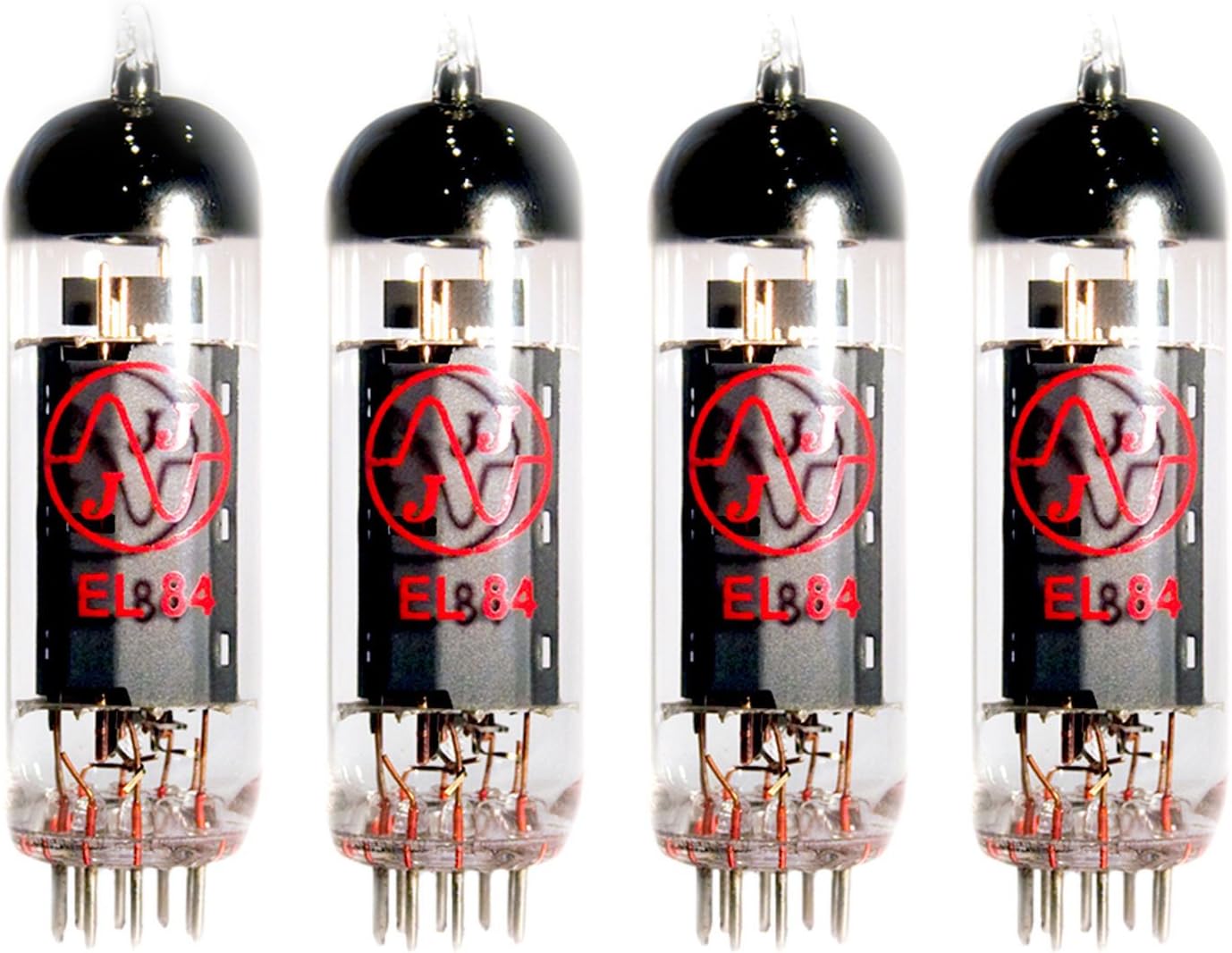 JJ EL84 / 6BQ5 Quad Platinum Matched Amplifier Tubes