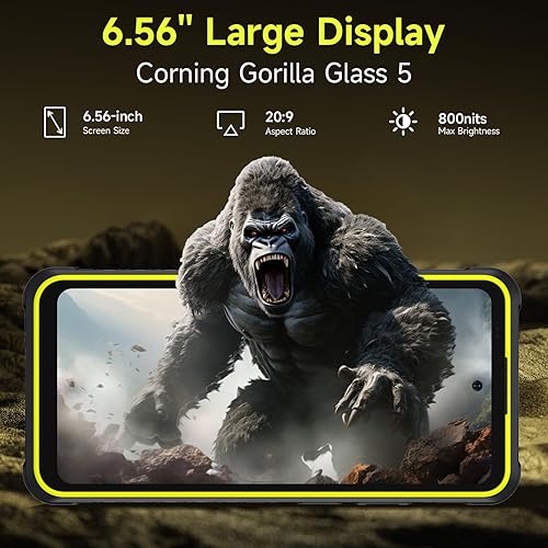 Miniatura 6 de Ulefone Armor X31 - Teléfono resistente desbloqueado, 12 GB+128 GB MTK Helio G91 Android 15, cámara principal de 48 MP+20 MP, 6050 mAh, pantalla