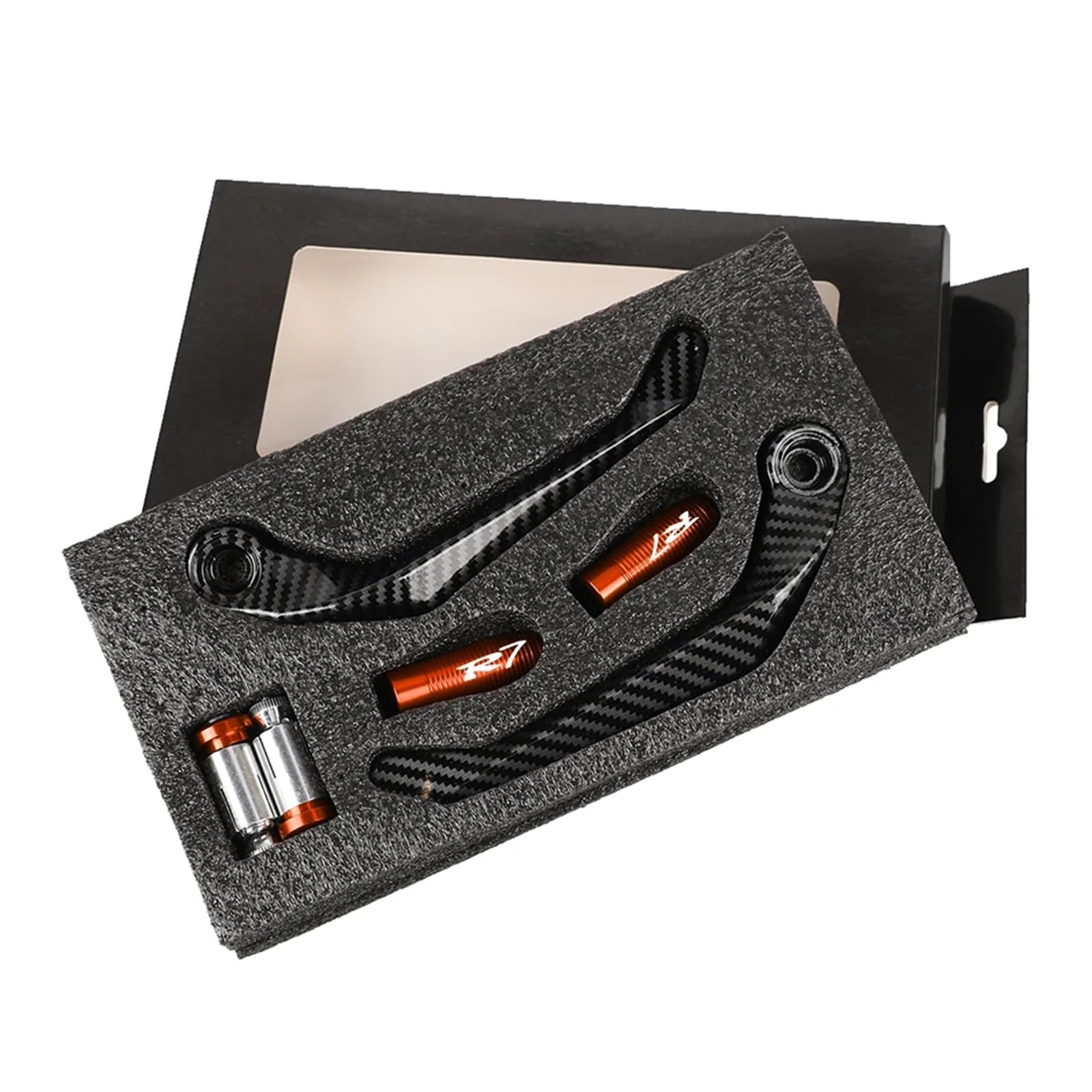 Blzmwd Orange Motorcycle Lever Guards Handgrip Motorcycle Accessories For Yzfr7 Yzf-R7 Yzf R7 2021 2022 Handlebar Grips Guard Brake Clutch Levers Protector
