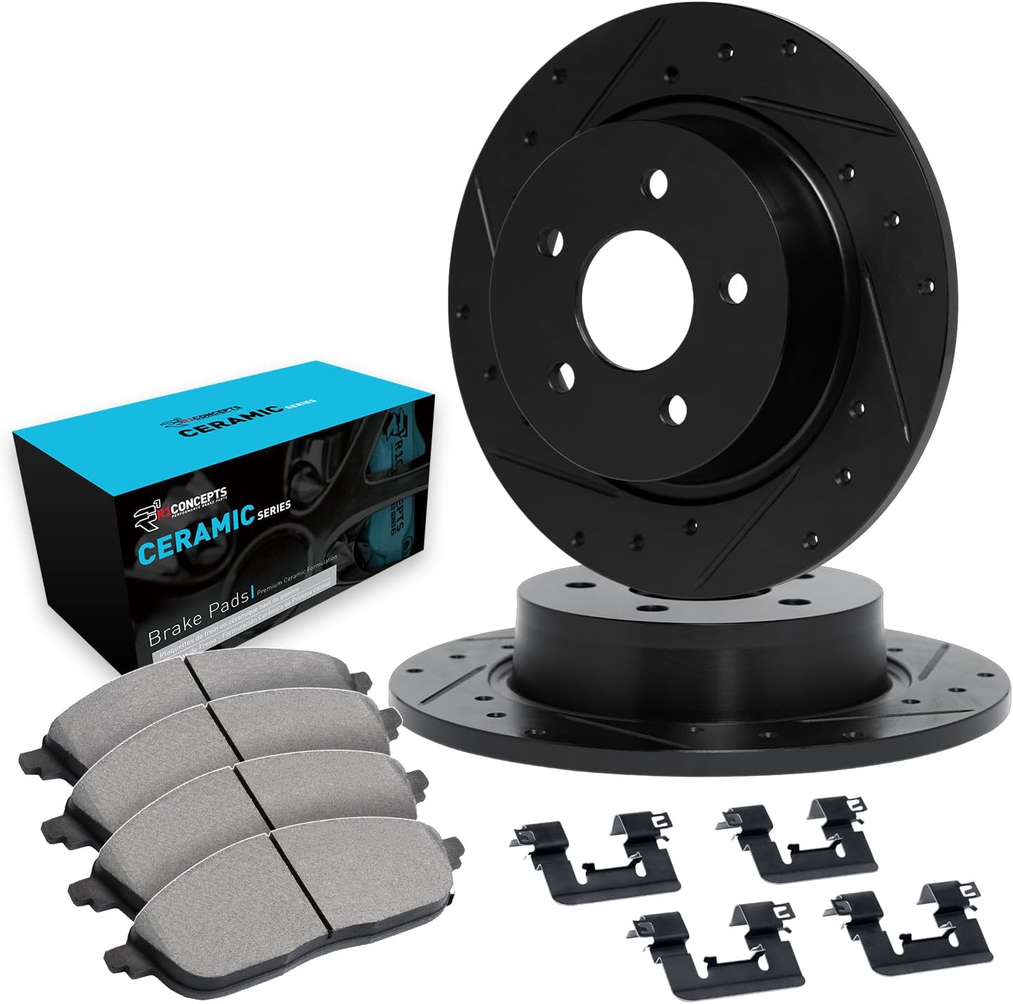 R1 Concepts リアブレーキとローターキット | リアブレーキパッド
