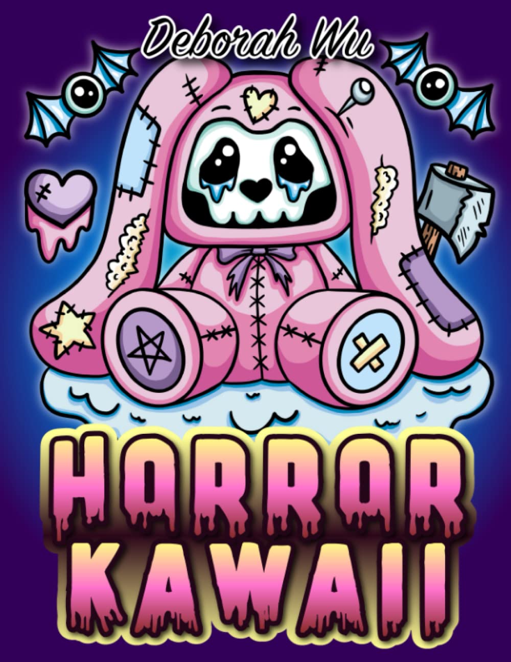 Horror Kawaii Coloring Book: Cute Spooky Coloring Pages for Adults with Pastel Goth and Chibi Designs
