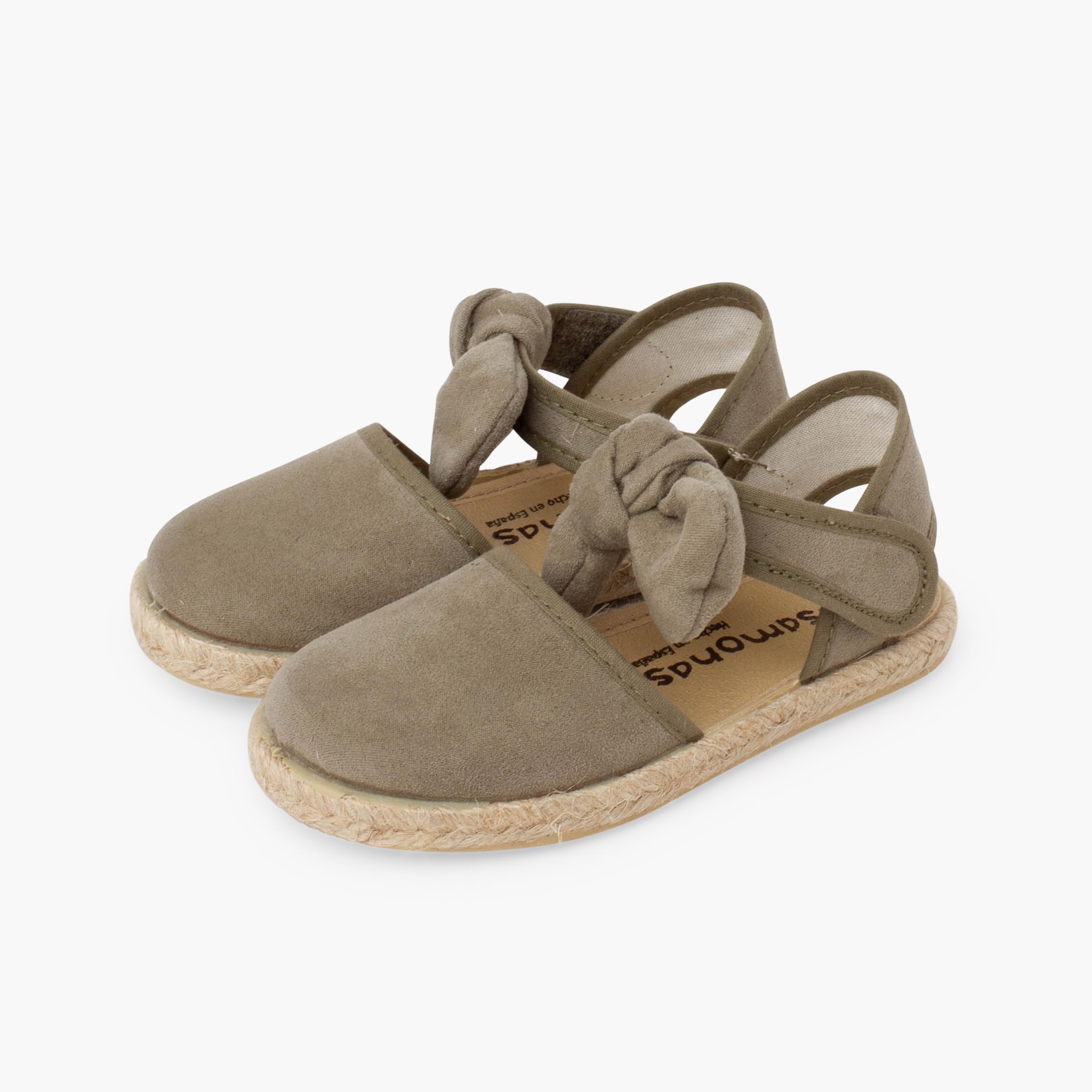 Pisamonas Espadryle Dziewczyna Krawat Zamszowe