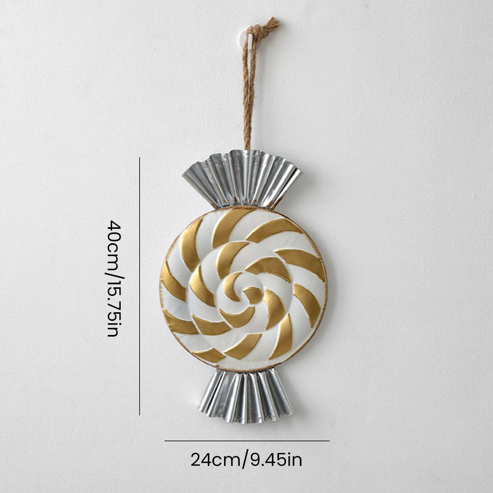 Décoration de Noël en métal à suspendre pour sapin de Noël, boîte cadeau, boîte cadeau, bonbons, fête de vacances, décoration murale, fenêtre, ensemble de présentations rouges, vertes, blanches